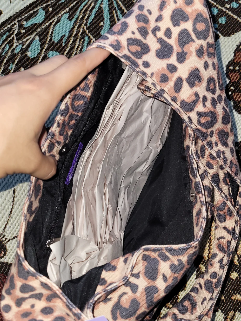 Claire's Leopard Print Shoulder Bag